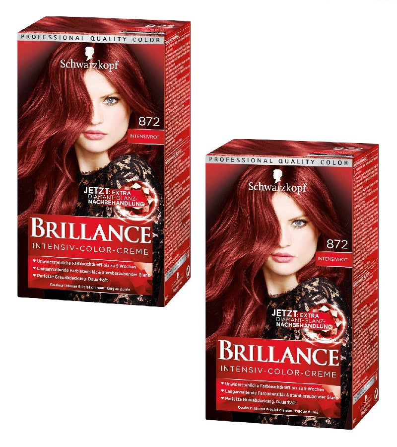 2xPack Schwarzkopf BRILLANCE Intensive Color Cream - 22 Varieties